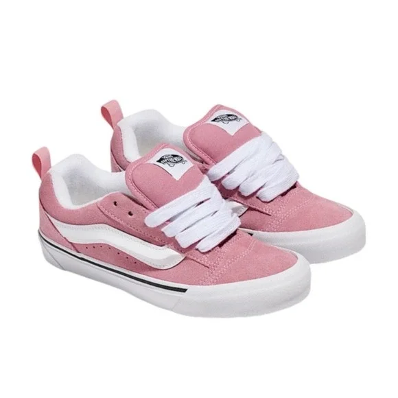 Vans Knu Skool‎ Rare HTF Skate Shoe Color Theory Foxglove Pink Mens 7 Womens 8.5