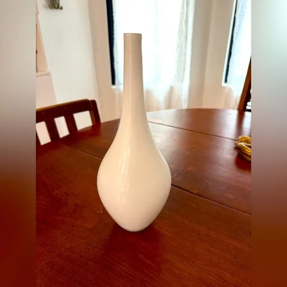 IKEA Johanna Jelinek Hand Blown Salong Art Glass Vases 1990 White MCM 12