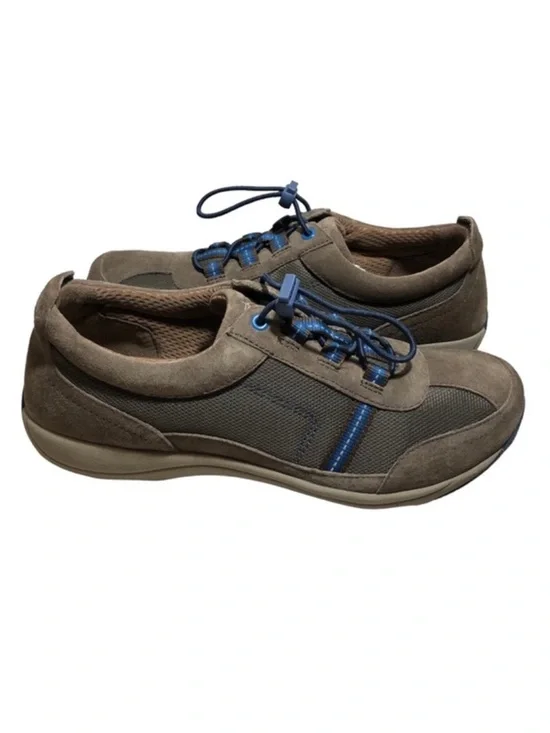 Dansko‎ Helen Women's Brown Suede Bungee Sneakers Shoes 40 US 9.5-10