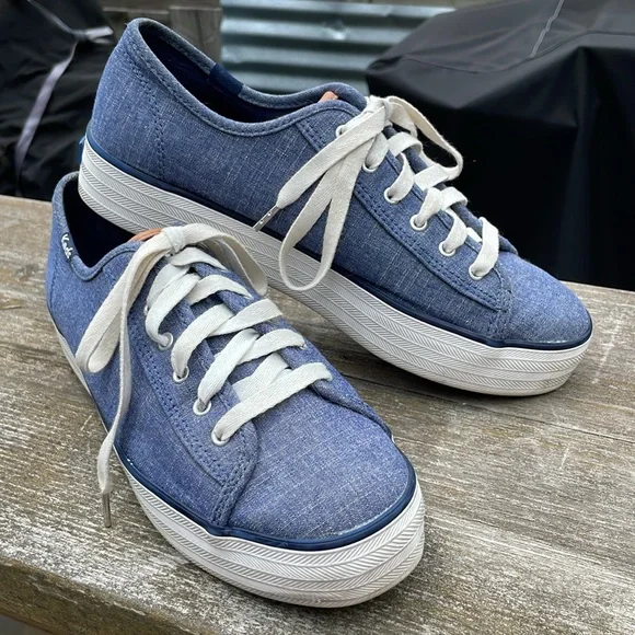 Keds Casual‎ Blue Canvas Sneakers