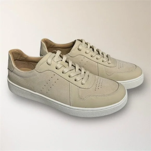 Nisolo Women's 5 Bone White‎ Leather Bria Go-To Court Sneakers New in Box $160