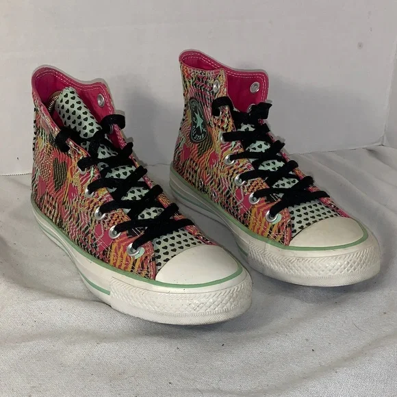 Converse Women’s All-Star Chuck Taylor Pink Textile High-Top Sneaker