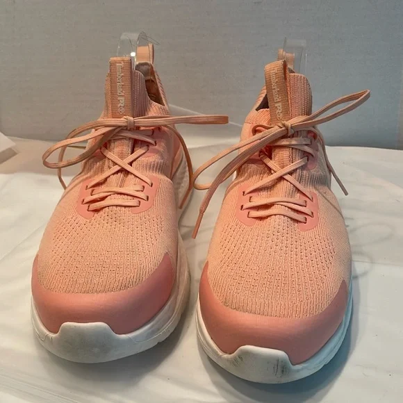 Women's Timberland PRO Knit‎ Setra Composite Safety Toe Sneakers Women’s 8W Pink