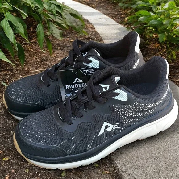 Ridgecut Women Safety Toe Work Sneakers Composite Toe Black YWF-2206 Size 7.5‎