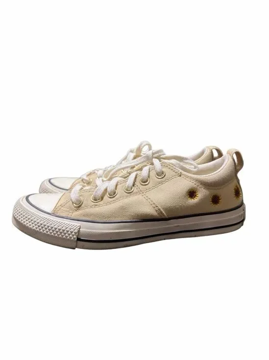 Converse All Star Festival Smoothie Women’s Size 6.5 Embroidered Sunflowers