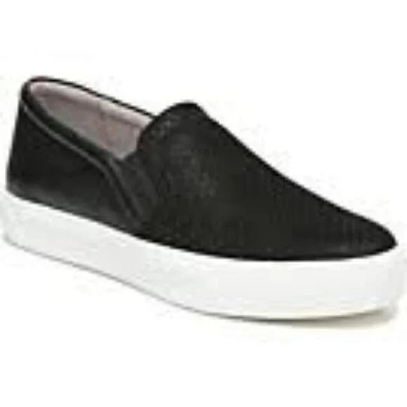 NATURALIZER Aileen Slip On Sneakers Women's size 9 Black & White Platform