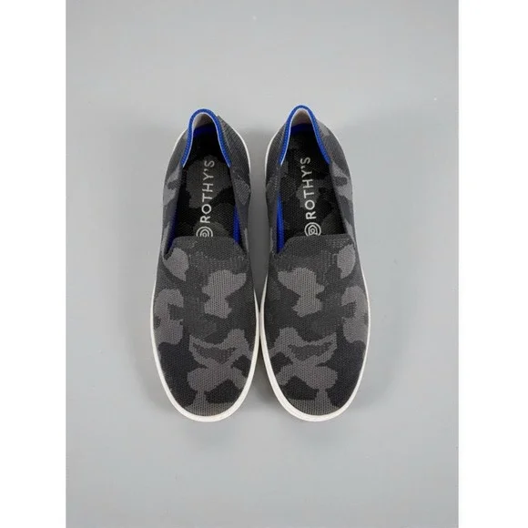Rothy's The Original Camo Knit Slip On Shoes Women's‎ Size 8 Sustainable