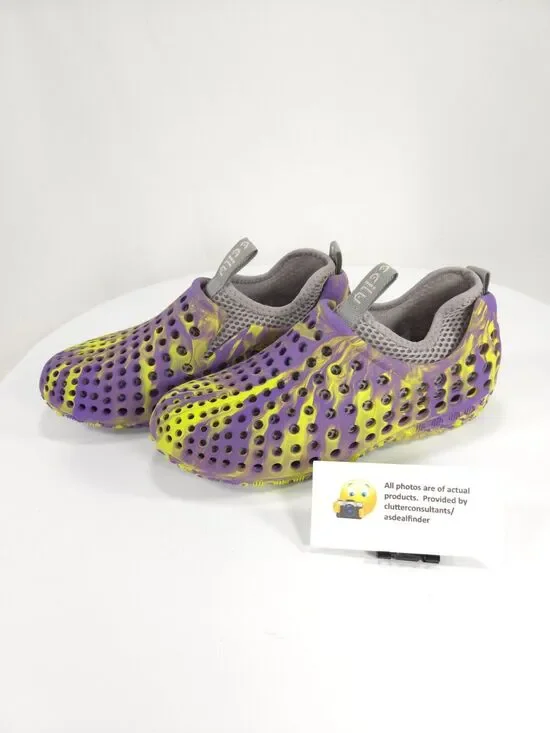 CCILU Kids Summer Youths Beach Water Shoe Girls Size 2 304029009 Yellow Purple