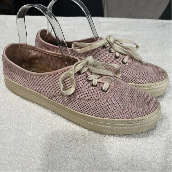 Soludos Women's Pink Mesh Barbiecore Casual Fashion Sneaker  Y2K 11‎ Classic