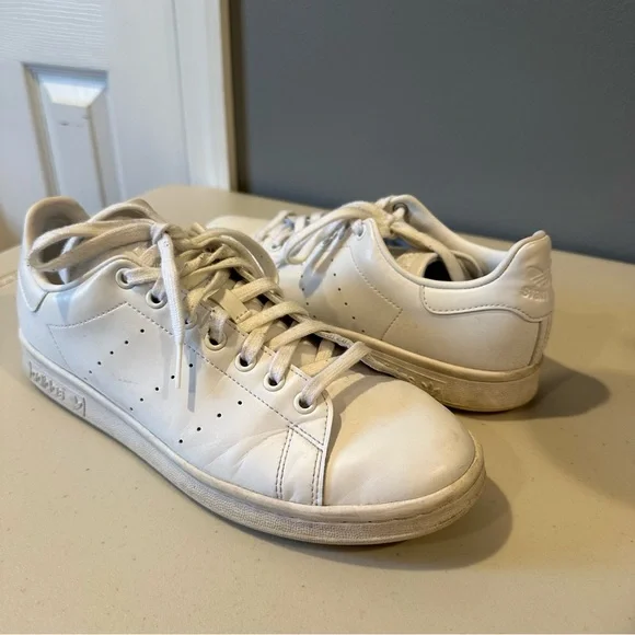 adidas Originals Stan Smith Leather Sneaker in All White
