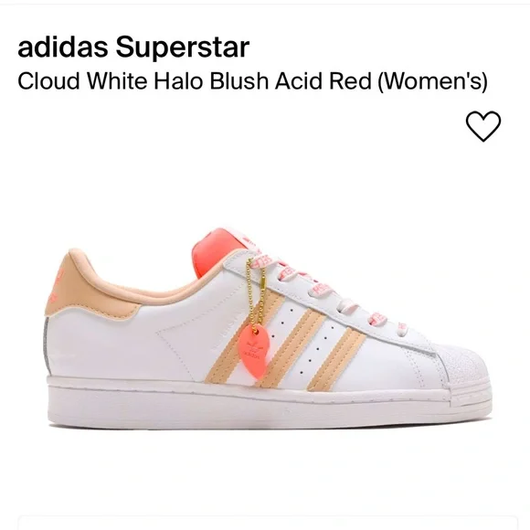 Adidas Originals‎ superstar white Limited Edition Self Love size 9