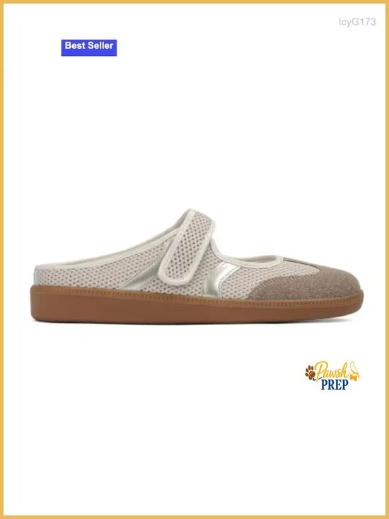 Slip on Mary Jane Sneakers | Hook and Loop Slingback Walking Shoes Lightweight