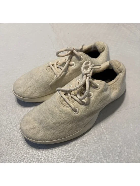 Allbirds Wool Runners in Natural White Women's US 10