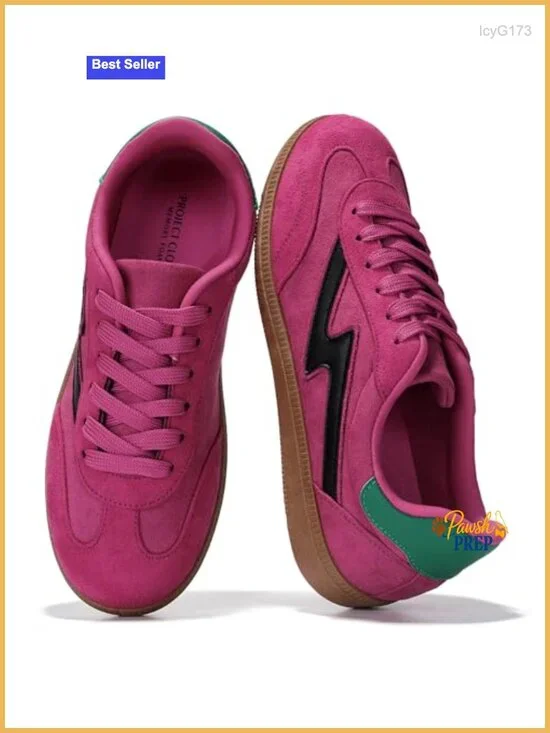 Non-Slip Fashion Sneakers with Memory Foam Insole - Breathable Lace-Up Shoes