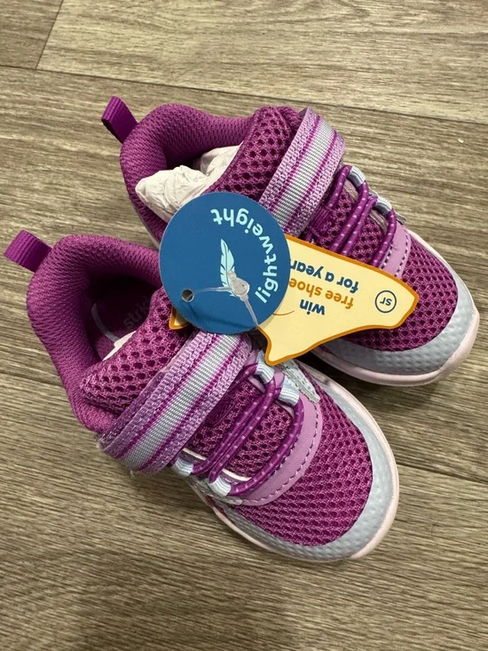 Stride Rite purple shoes toddler girl size 5.5