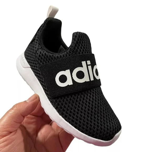 Adidas Toddler Boys Girls Slip on Sneaker Size 7 Black Lightweight & Comfortable