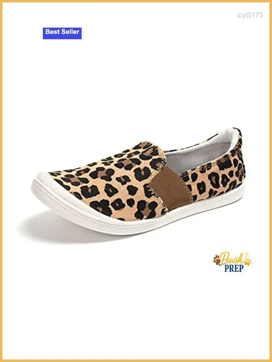 Slip-On Canvas Sneakers, Lightweight Comfort Flats