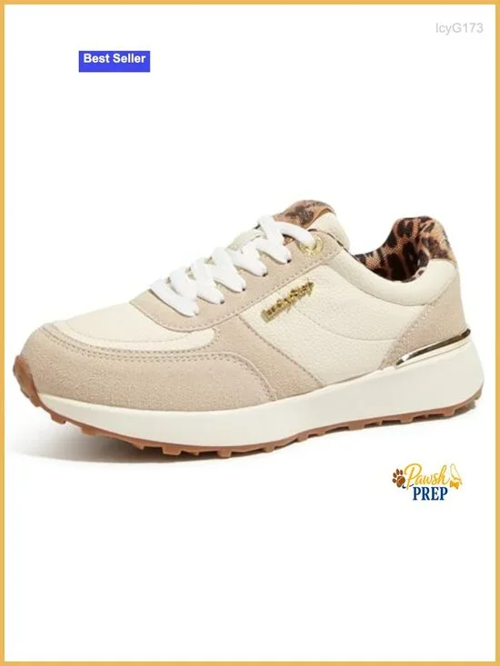 Platform Rhinestone Sneakers Fashion Casual Retro Tennis Walking Shoes
