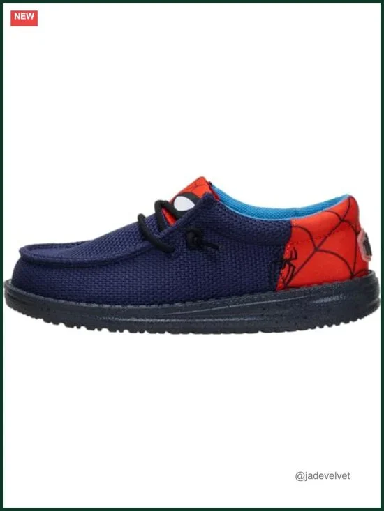 Unisex Youth Slip On Loafer Lightweight Flexible Sole Machine Washable