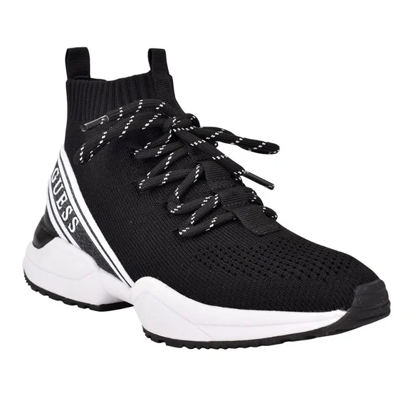 New GUESS Brite Knit High-Top Sneakers