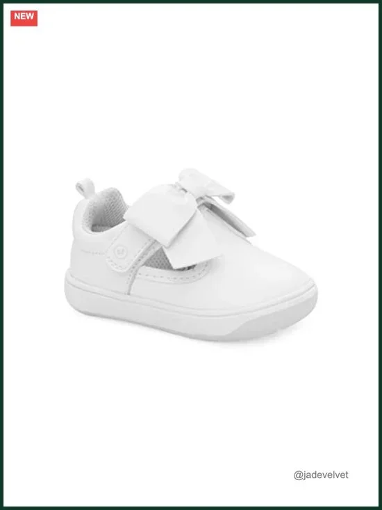 Memory Foam Sneakers with Hook & Loop Closure - Washable