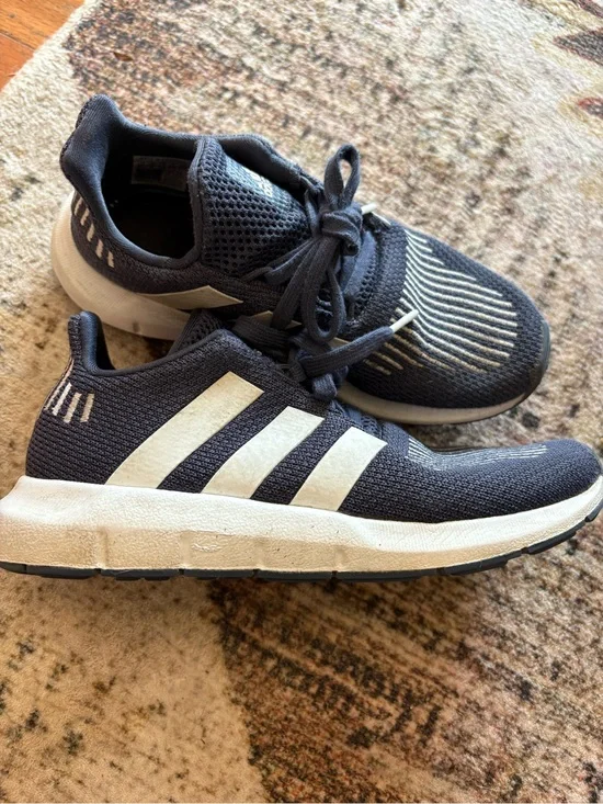 Adidas Kids Navy Blue Athletic Sneakers Size 2.5