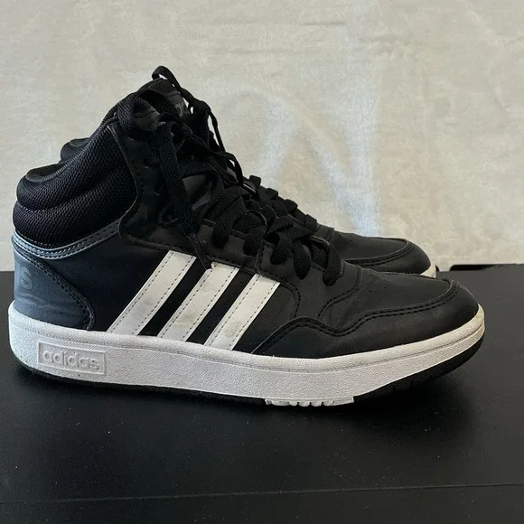 Adidas Size 5 Basketball Shoes Hoops 2.0 Mid Classic Sports Trainers GW0402