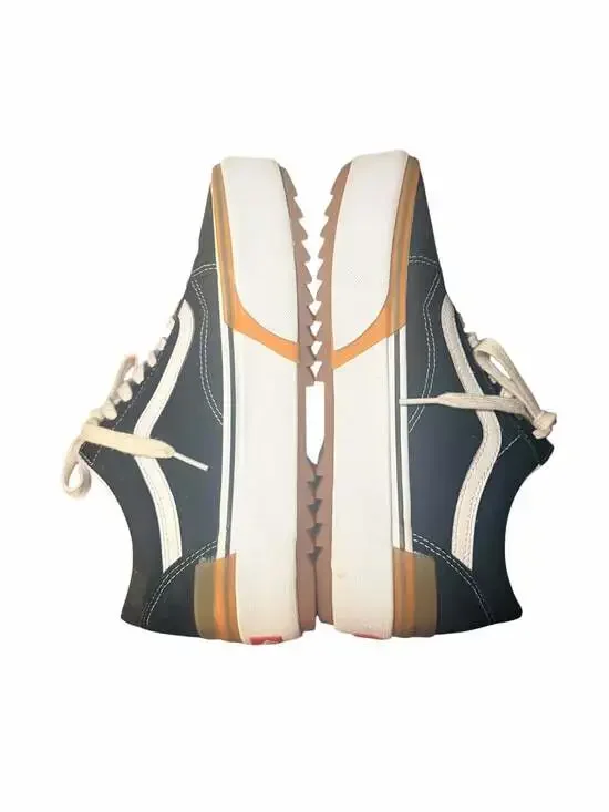 Vans Old Skool Stacked Black White Gum Platform Sneakers
