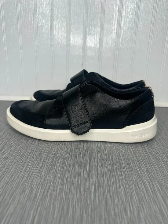 Cole Haan Grand Crosscourt Monk Strap City Slip On Womens Black Sneakers Size 7B