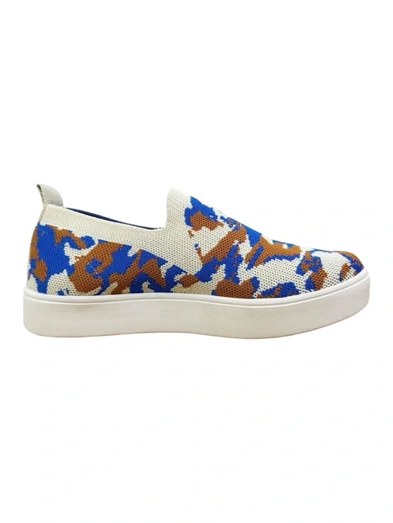 Bernie Mev New York Jenna Planet Cream Slip-On Sneakers - Size 6.5/7
