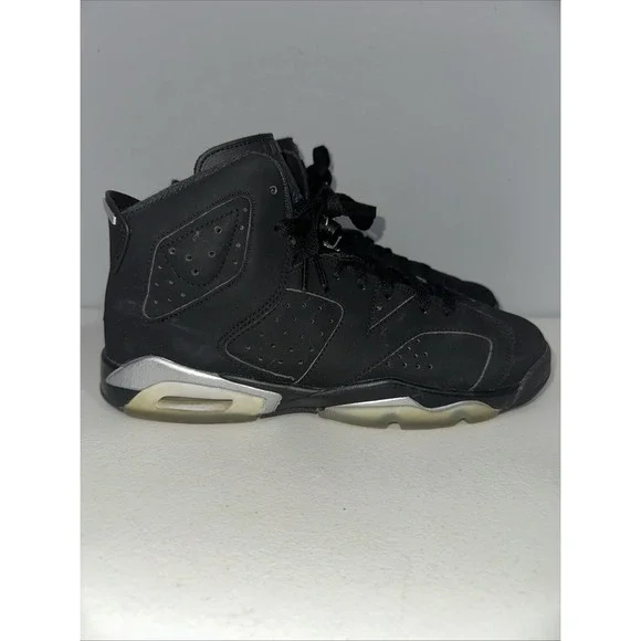 Air Jordan 6 Retro GS‎ Chrome Sneaker DX2835 001 Size 7Y