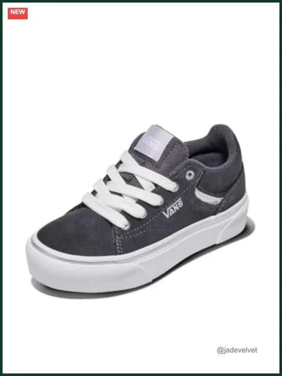 Girls Retro Tennis Platform Sneakers Lace-Up Canvas Rubber Sole