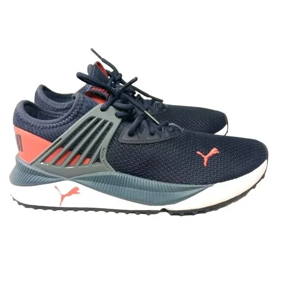 Puma Pacer Future Jr Running Shoes Boys Size 6 C Blue & Red