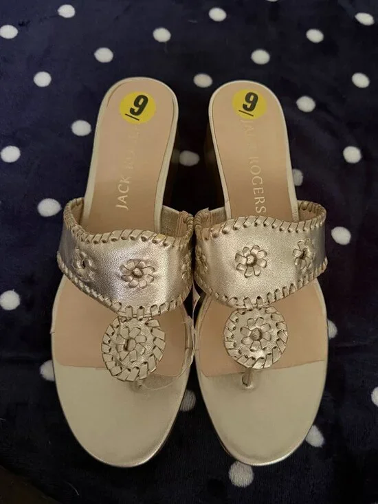 Jack Rogers Jacks Stacked Mid-Wedge