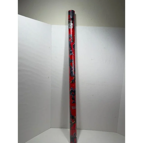 Transformers Movie Gift Wrap 2007 Red Optimus Prime‎ Bumblebee 45 Sq Ft Hasbro