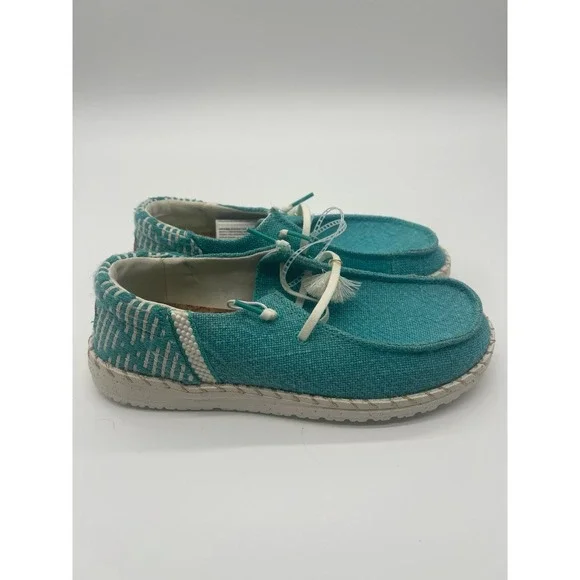 Hey Dude Wendy Funk Coastal Jute Slip On Size 6
