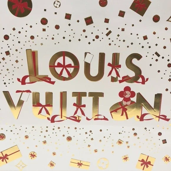 Louis‎ Vuitton Limited Edition Holiday Gift Bag Large 19x9x16