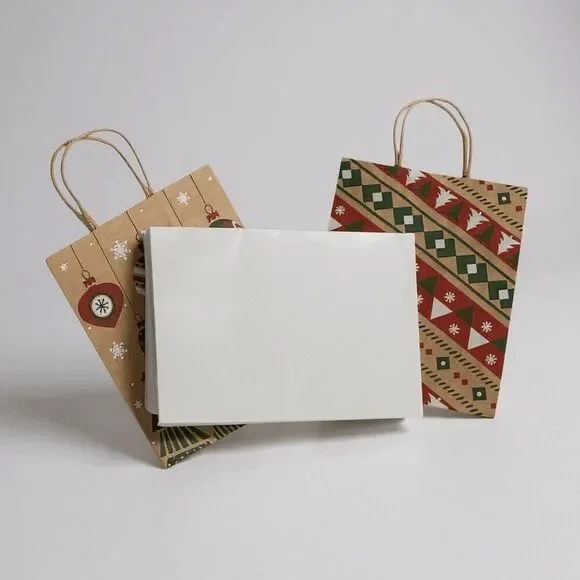 B13. Christmas/Holiday Gift Bag Set of 2