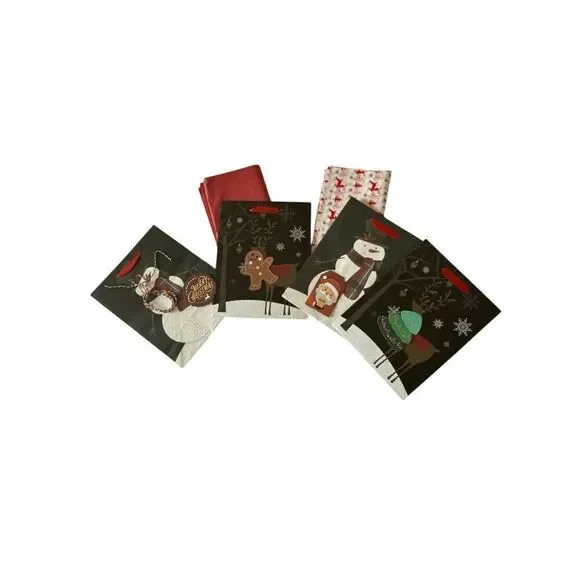 B5. Complete Christmas/Holiday Gift Bag Set of 4