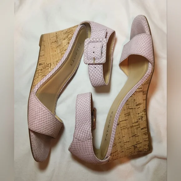 Talbots Lavender‎ Wedge Sandals