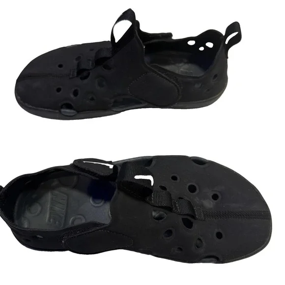 Nike Sunray Protect 4 (TD) Black White Fisherman Sandals Kids 3Y Water Shoes