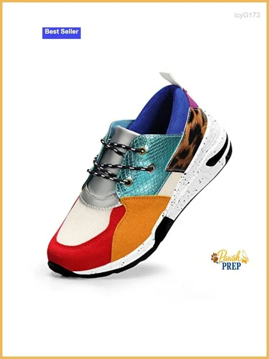 High Heel Wedge Sneakers Fashion Cliff Platform Retro Lace Up Casual Shoes