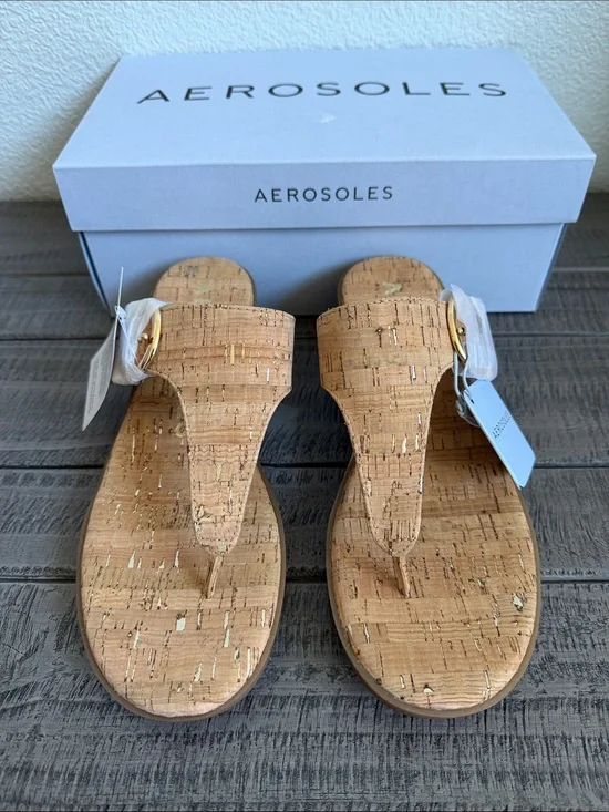 AEROSOLES Women's Izola Wedge Sandals NIB