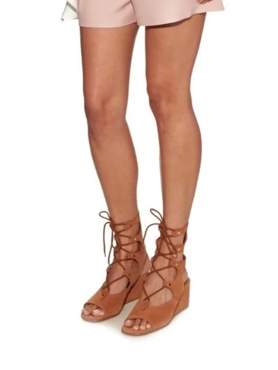 Chloe Lace Up gladiator wedge sandals