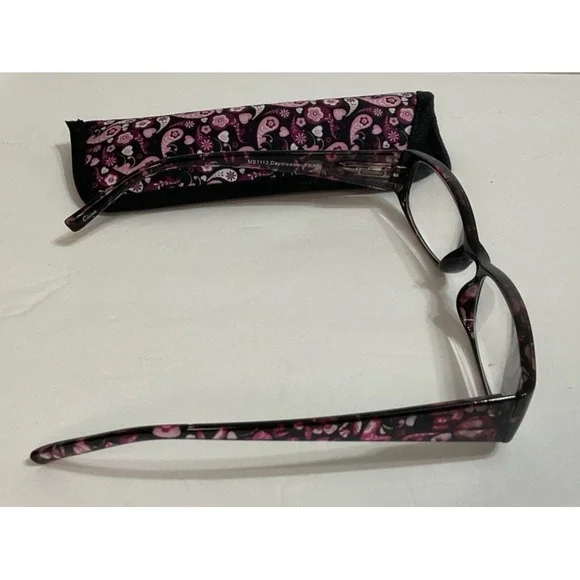 3 PAIR ‎ Foster Grant Daydreamer Purple Rose and Blue Reading Glasses