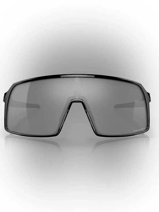 Oakley Black Shield Sunglasses with Gray Lens