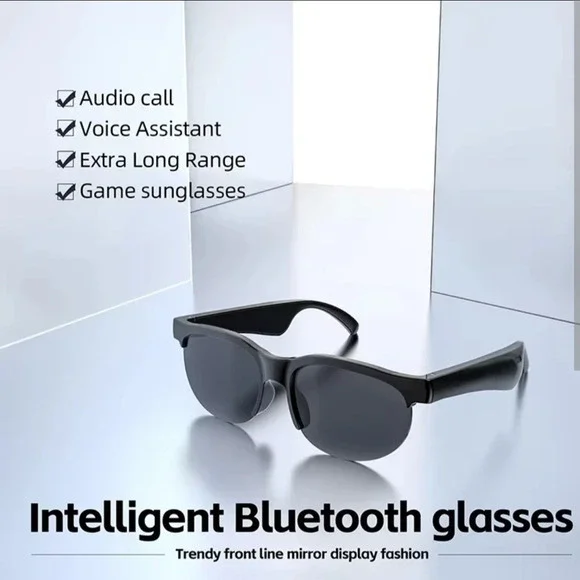 New Smart Glasses Bluetooth-Audio Glasses AI Translate Stereo Music Call Headset