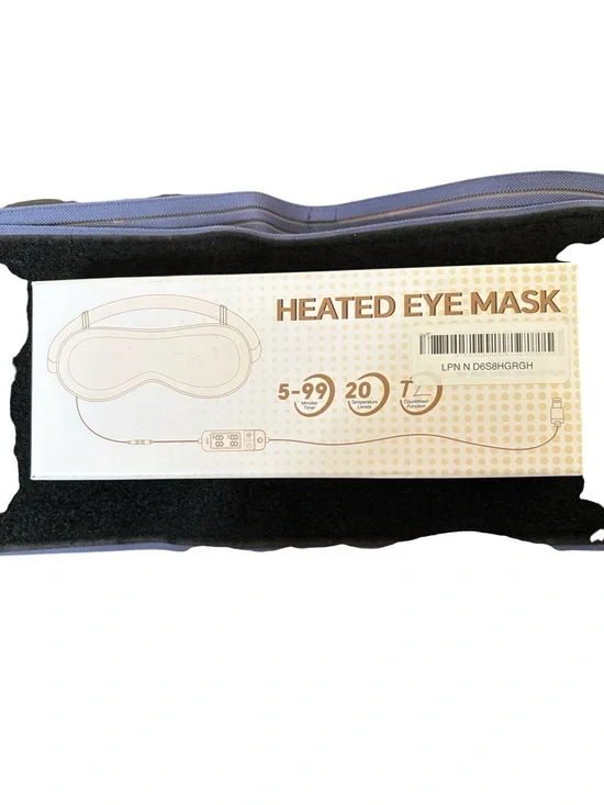 Heated Eye Mask - Black and Gray
