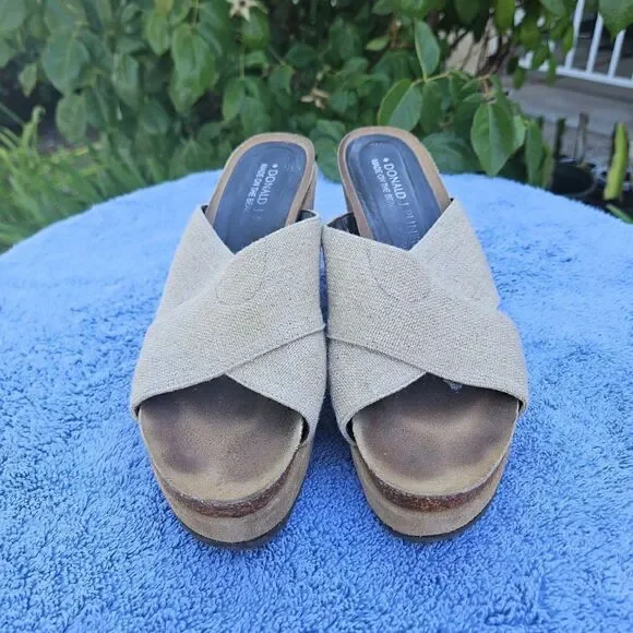 Donal J Pliner wedge sandals