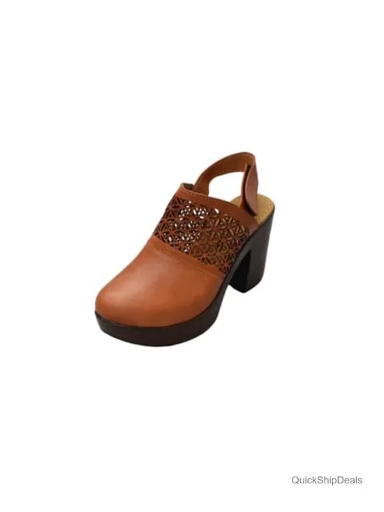 Women's Flatform Wedge Sandal Huarache Colorful Leather Handmade Cutout Design